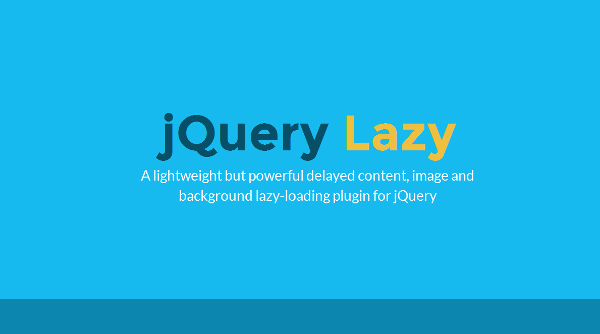 jQuery Lazy - Content, Image and Lazy